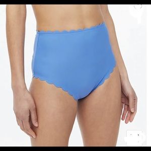 NWT J Crew Factory Scallop Bikini High Rise Bottom